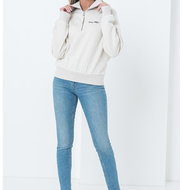 Суитшърт с къс цип Tommy Hilfiger