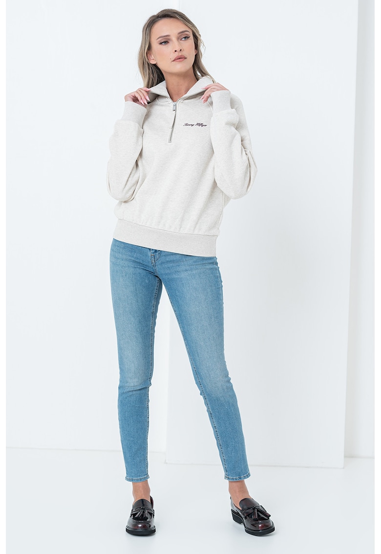 Суитшърт с къс цип Tommy Hilfiger