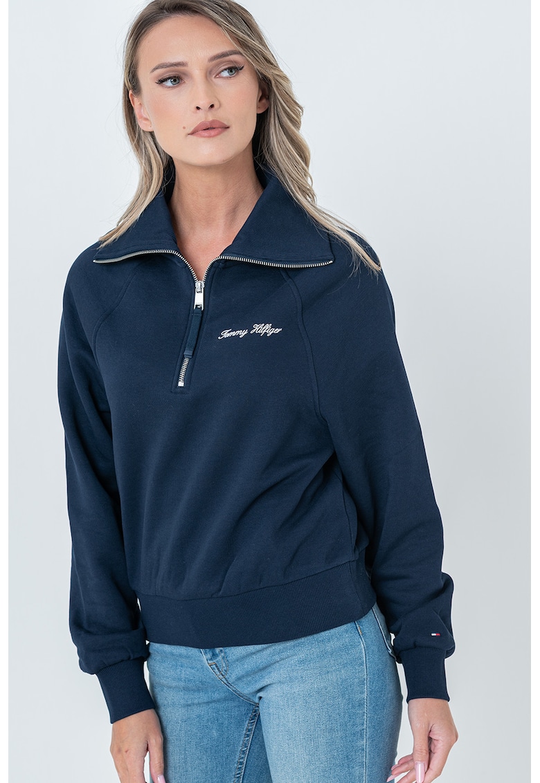 Суитшърт с къс цип Tommy Hilfiger