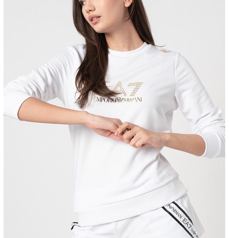 Суитшърт с лого EA7