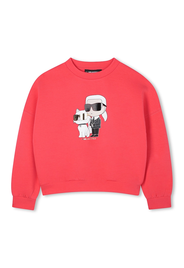 Суитшърт с лого KARL LAGERFELD KIDS