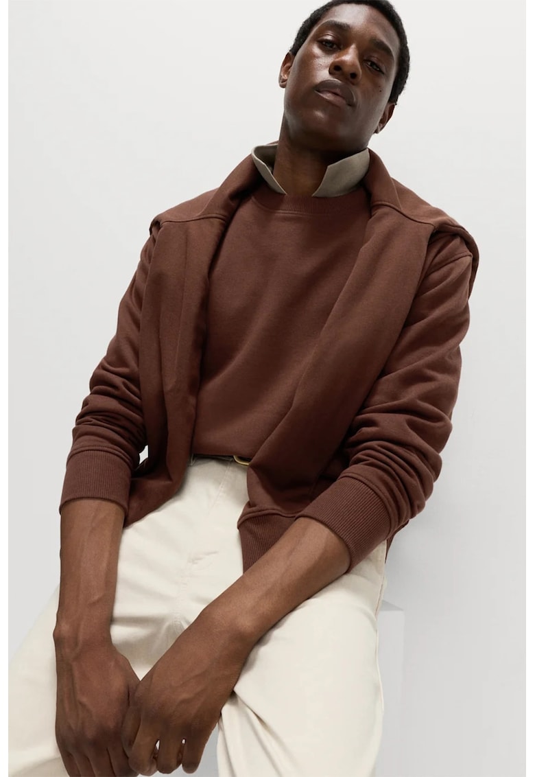 Суитшърт с овално деколте Marks  Spencer