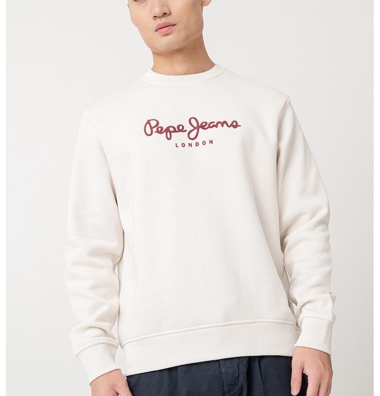 Суитшърт с овално деколте и лого Pepe Jeans London