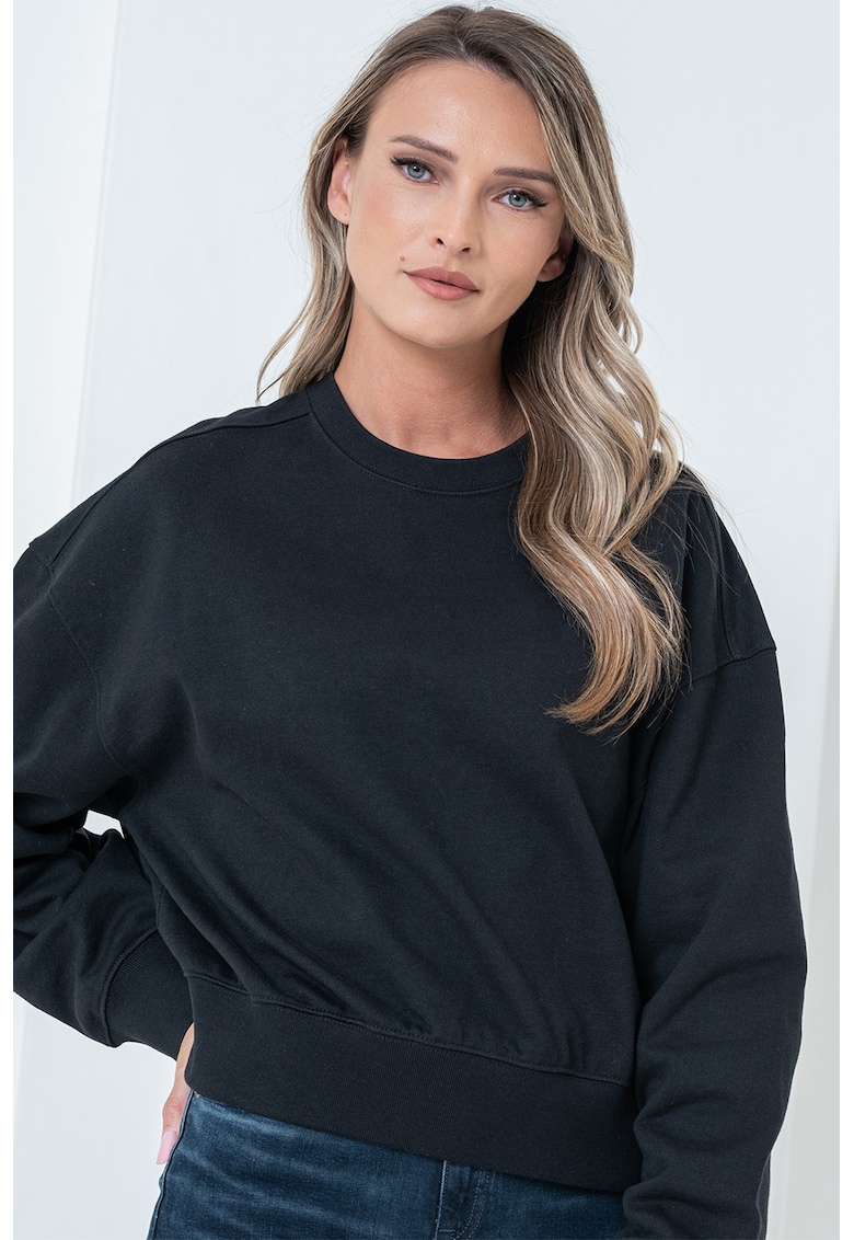 Суитшърт с овално деколте и паднали ръкави CALVIN KLEIN