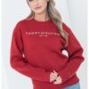 Суитшърт с овално деколте с лого Tommy Hilfiger