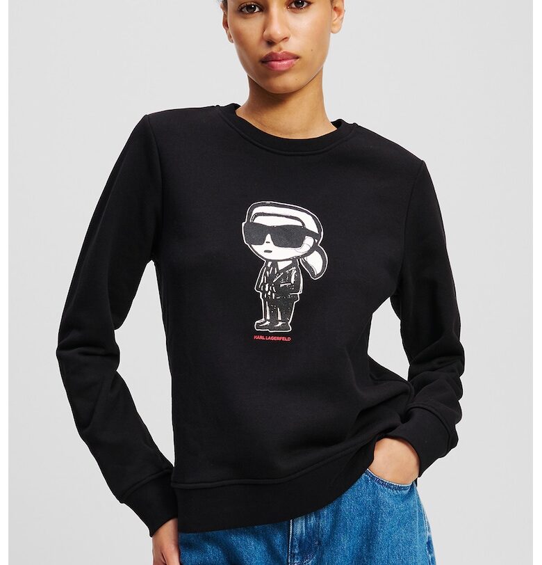 Суитшърт с органичен памук с лого Karl Lagerfeld