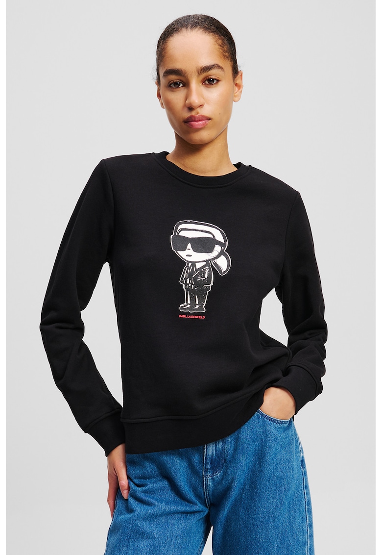 Суитшърт с органичен памук с лого Karl Lagerfeld