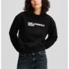 Суитшърт с органичен памук с овално деколте KARL LAGERFELD JEANS