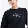 Суитшърт с паднали ръкави и лого CALVIN KLEIN JEANS