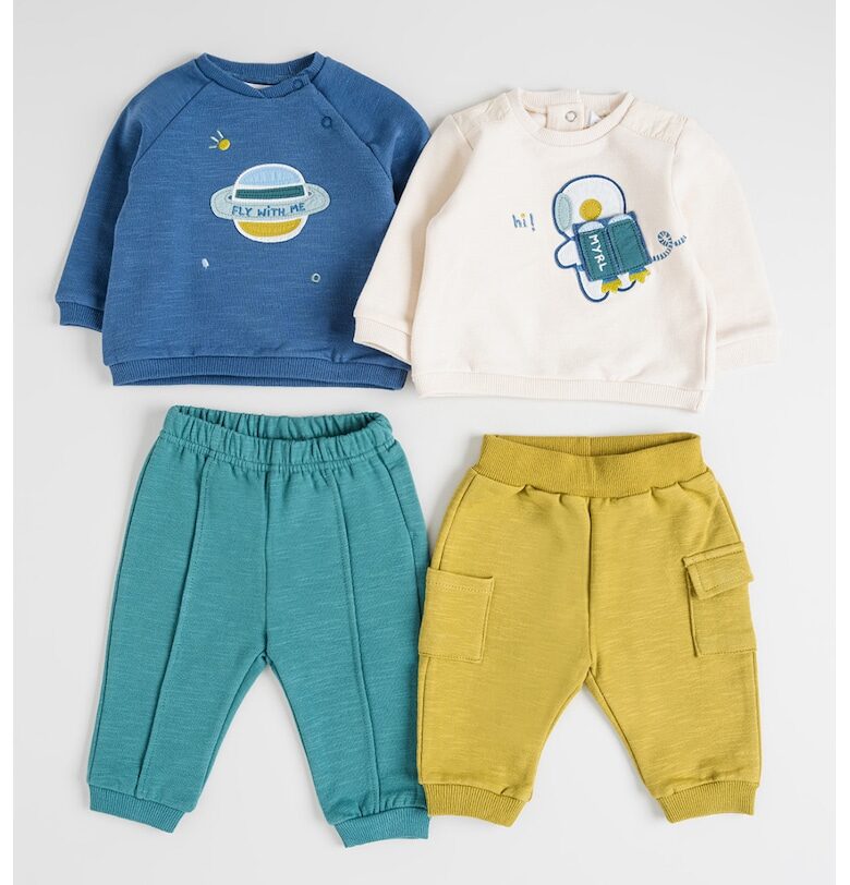 Суитшърт с памук и панталон - 4 части Mayoral