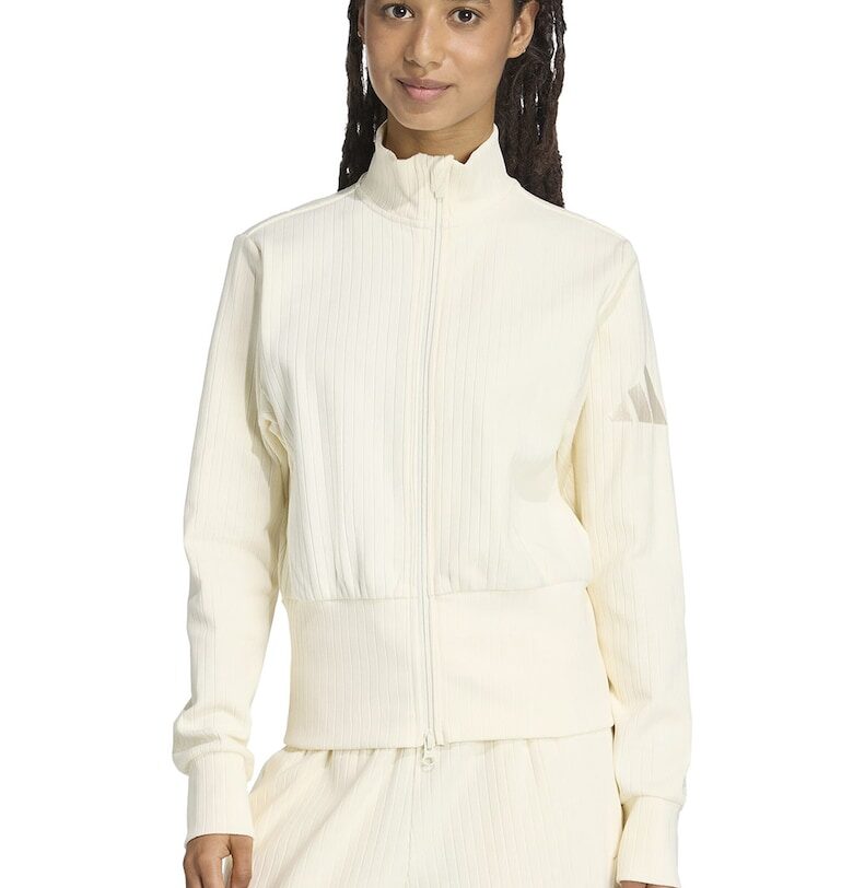 Суитшърт с памук с къс цип adidas Sportswear