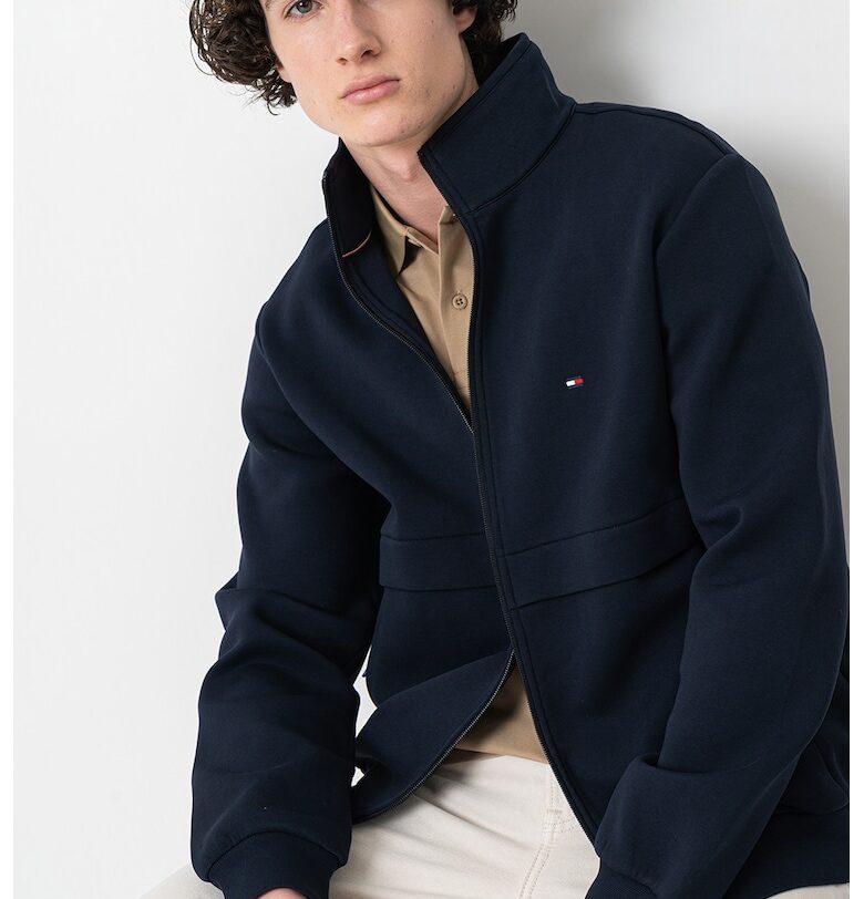 Суитшърт с памук с цип Tommy Hilfiger