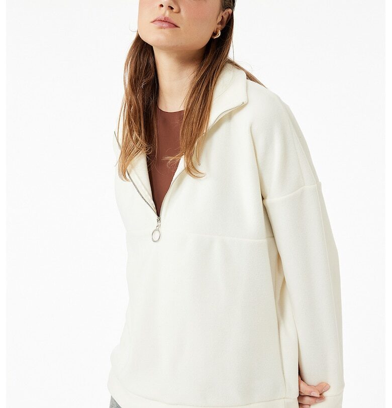 Суитшърт с цип и дълги ръкави KOTON