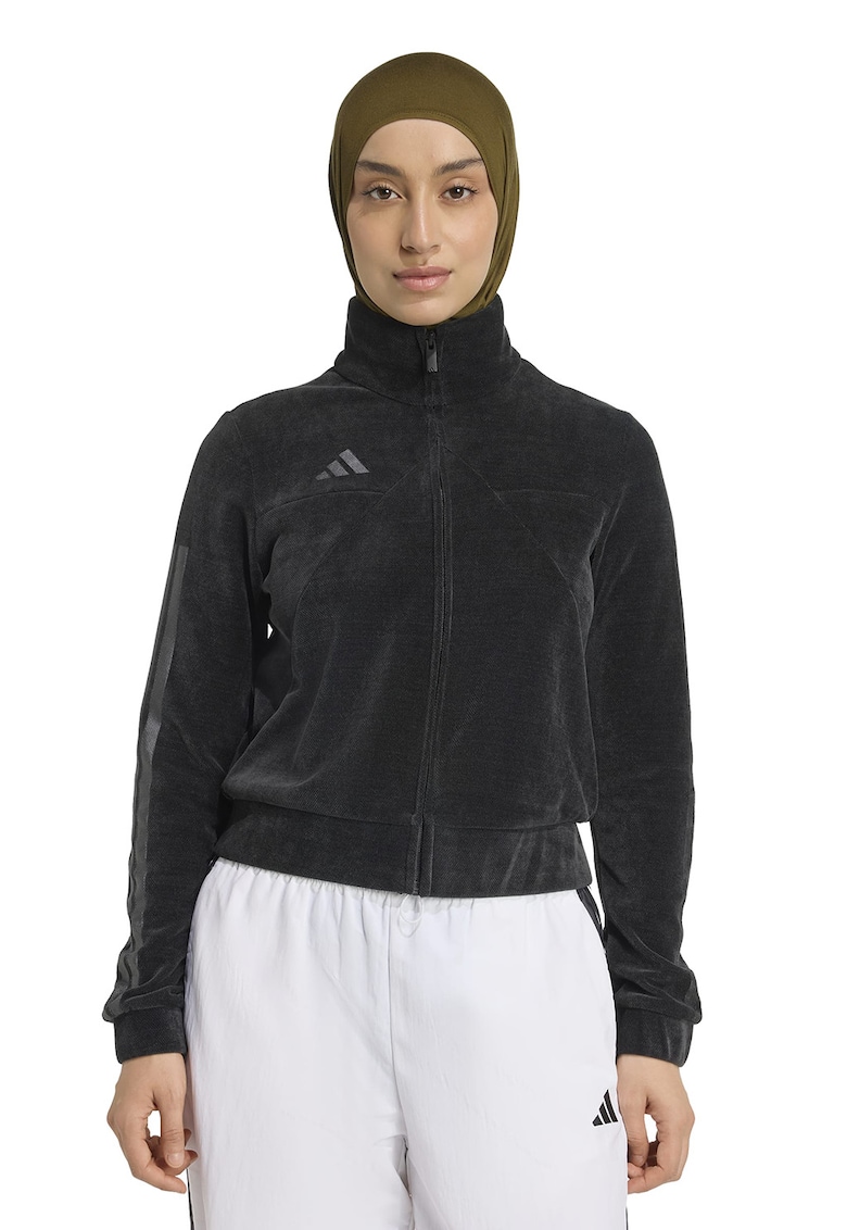 Суитшърт с цип и лого adidas Sportswear