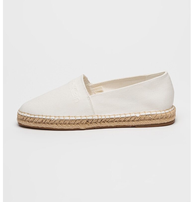 Текстилни еспадрили с релефно лого CALVIN KLEIN