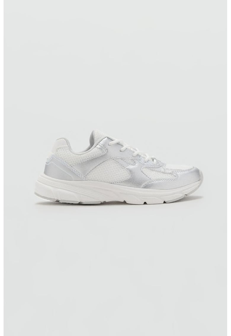 Текстилни маратонки със синтетика Mango