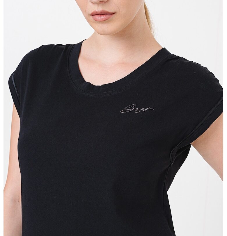 Тениска Elai с овално деколте BOSS