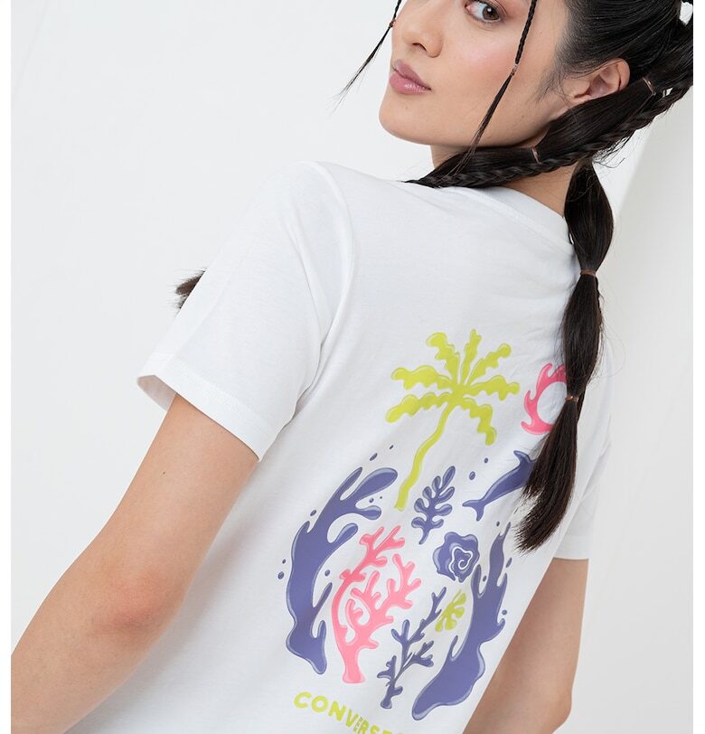 Тениска Sea с шарка на гърба Converse