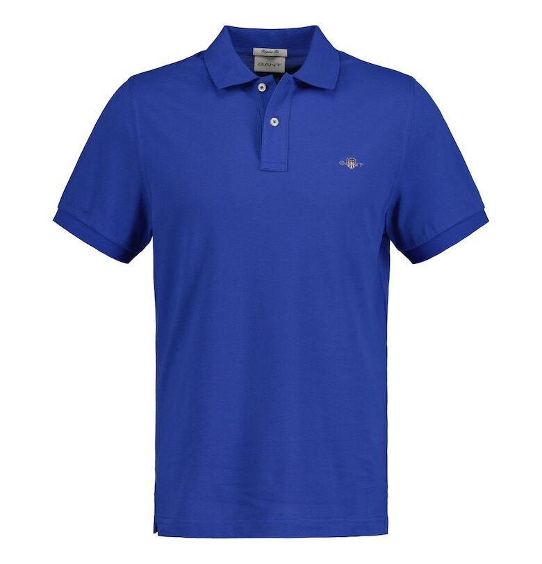 Тениска Shield от памучно пике с яка Gant