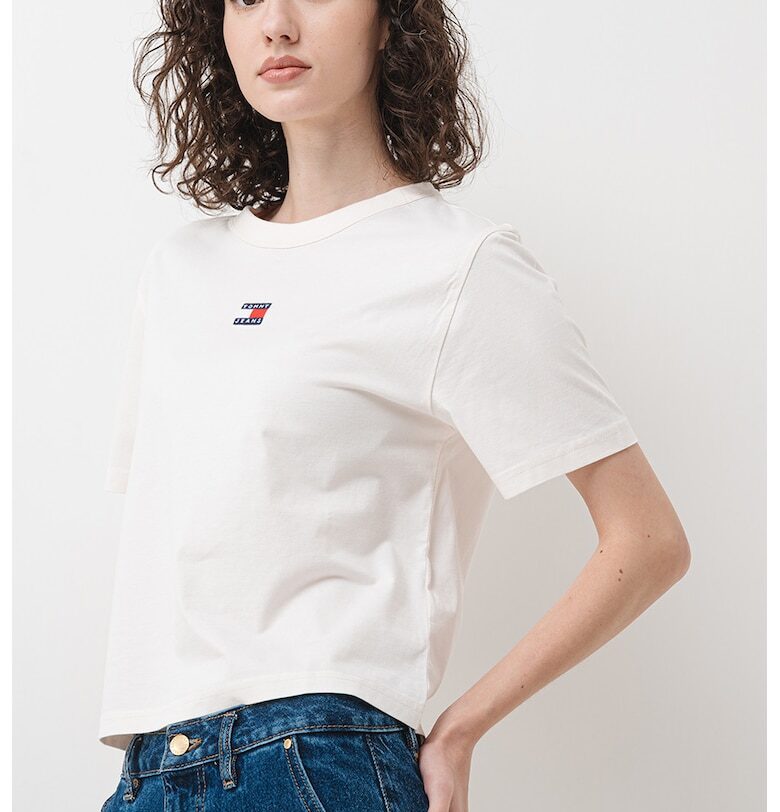 Тениска с бродирано лого Tommy Jeans