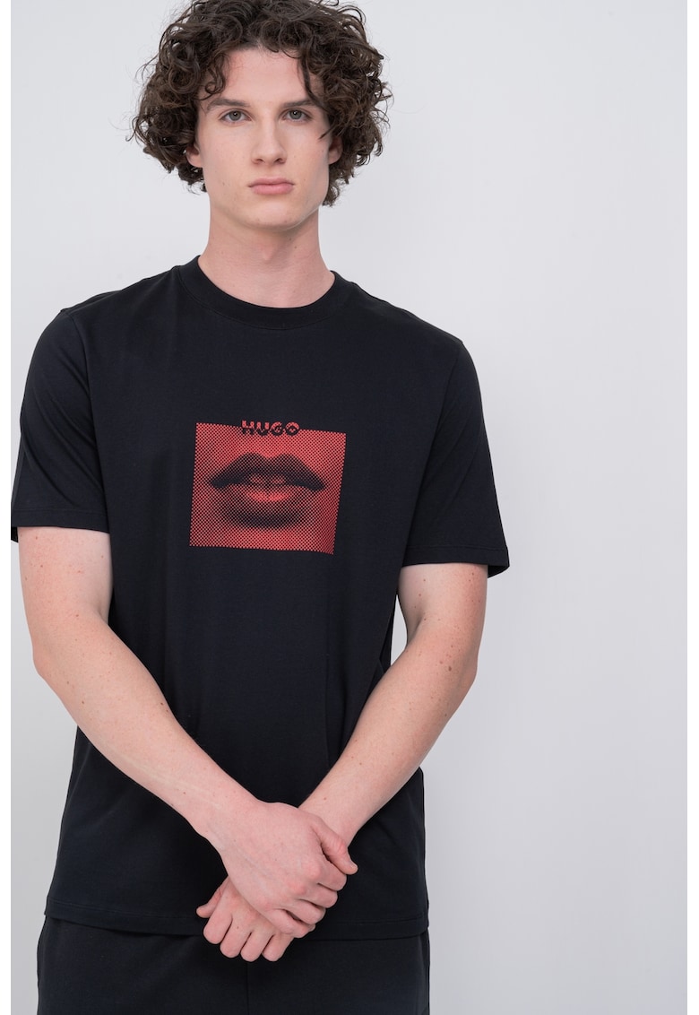 Тениска с графика HUGO