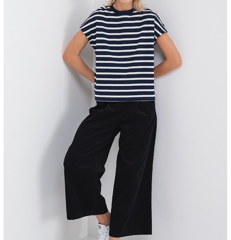 Тениска с декоративни копчета на ръкавите Tommy Hilfiger