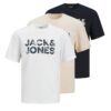 Тениска с лого - 3 броя Jack  Jones