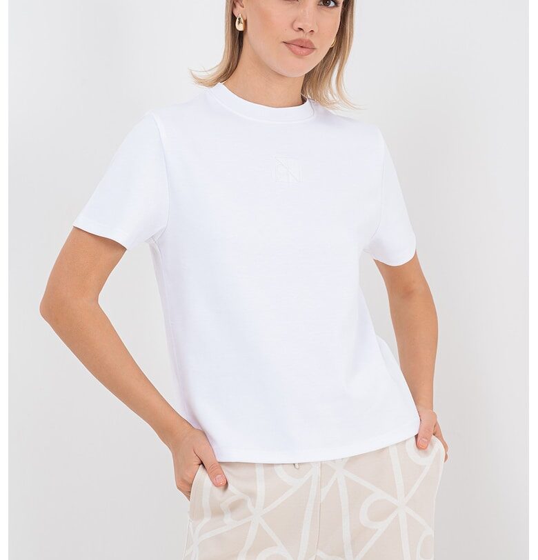 Тениска с овално деколте CALVIN KLEIN