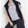 Тениска с овално деколте GUESS JEANS