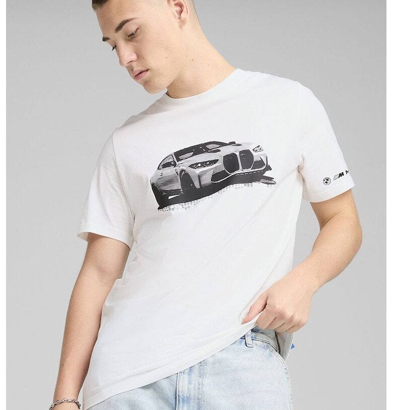 Тениска с овално деколте Puma