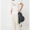 Тениска с овално деколте и шарка Sprayground
