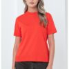 Тениска с овално деколте с лиосел CALVIN KLEIN