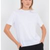 Тениска с овално деколте с лиосел CALVIN KLEIN