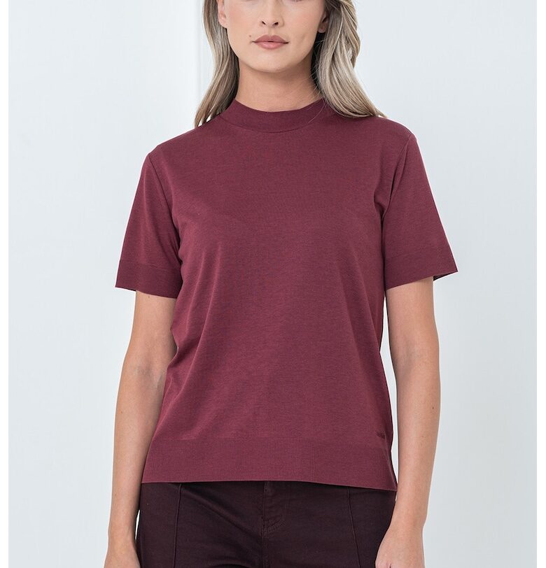 Тениска с овално деколте с лиосел CALVIN KLEIN