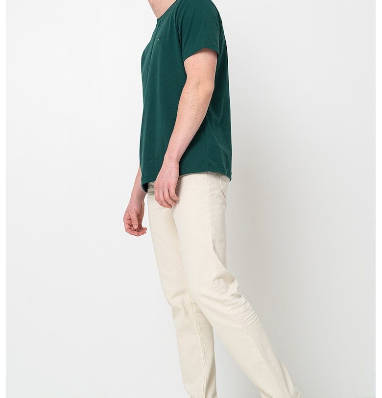 Тениска с памук с овално деколте Tommy Hilfiger