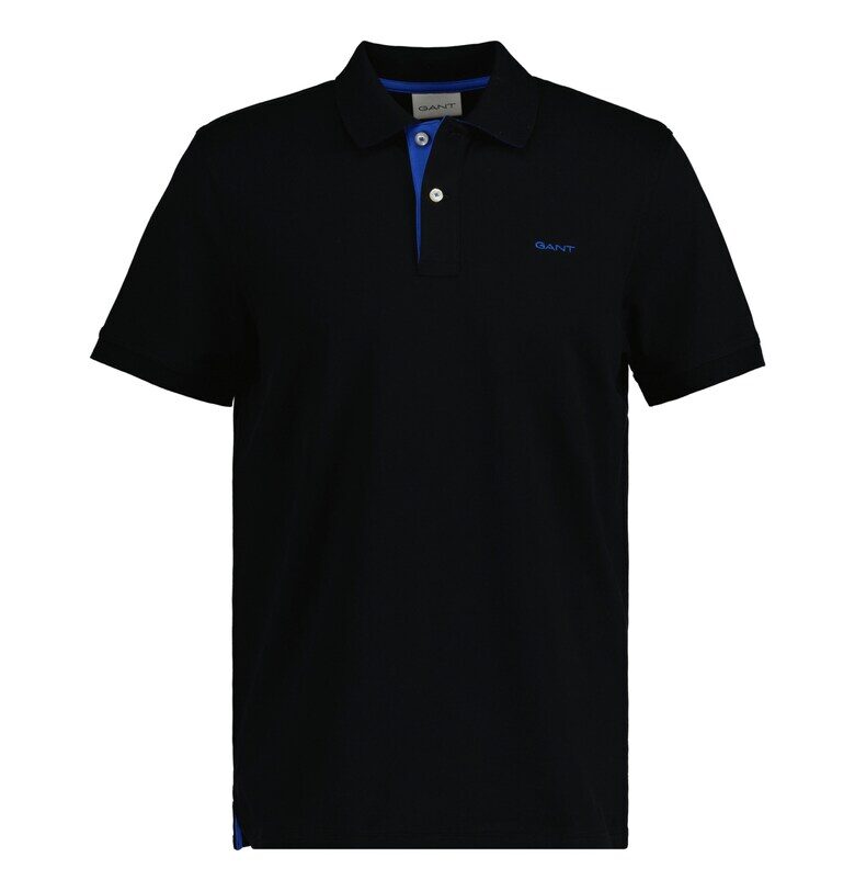 Тениска с яка и лого Gant