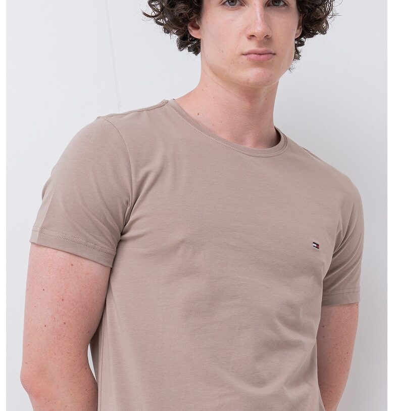 Тениска слим с овално деколте Tommy Hilfiger