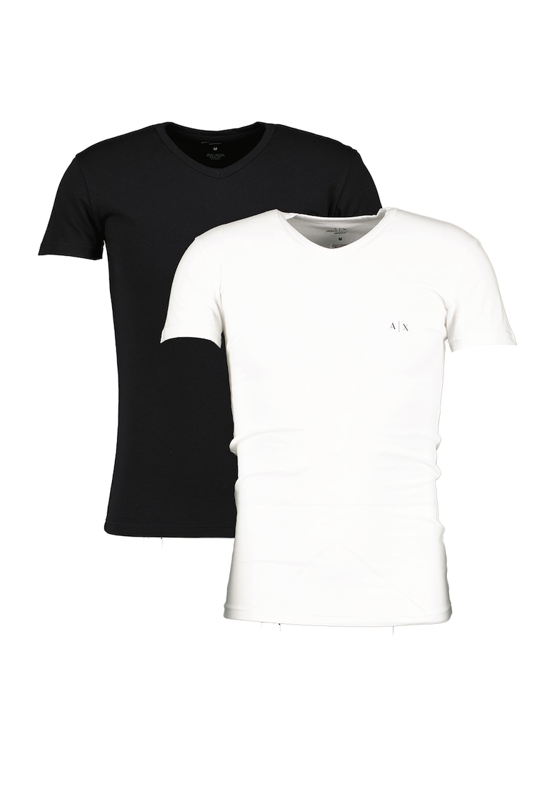 Тениски с шпиц - 2 броя ARMANI EXCHANGE