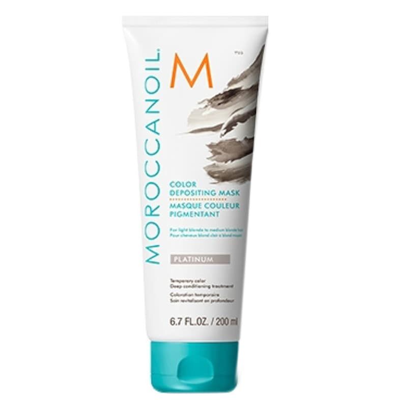 Тонираща маска за коса  Platinum - За руса коса Moroccanoil