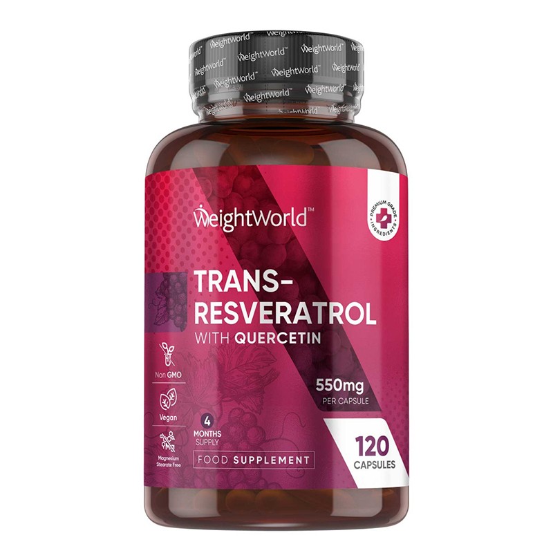 Транс-ресвератрол 500 mg + Кверцетин 50 mg – Сърдечно-съдово здраве