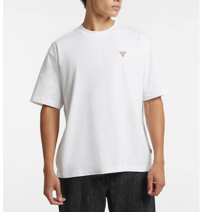 Уголемена памучна тениска GUESS JEANS