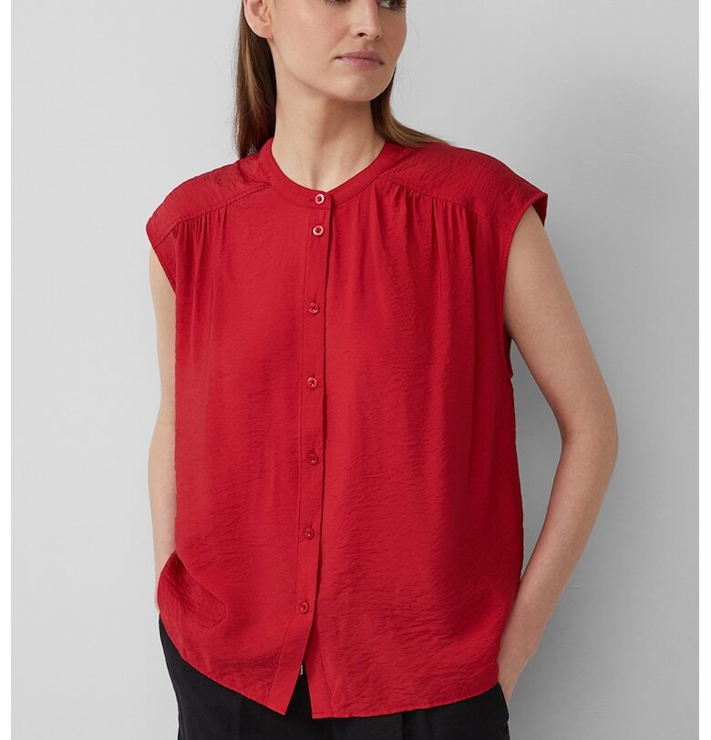 Уголемена риза без ръкави sOliver