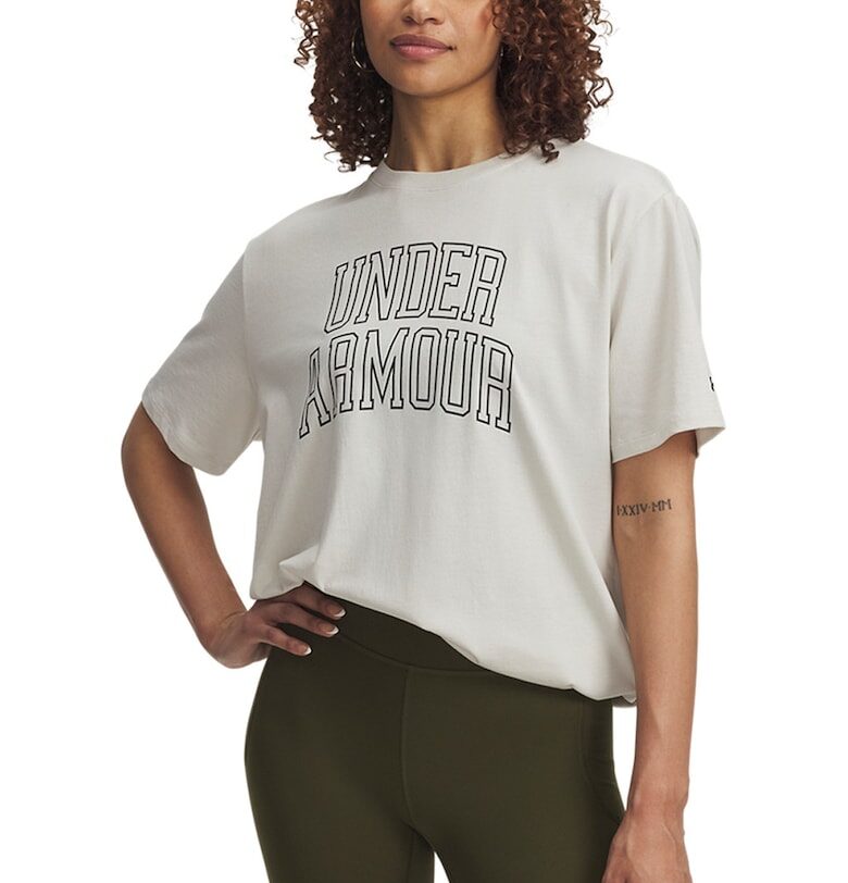 Уголемена тениска с лого Rival OS Campus Under Armour