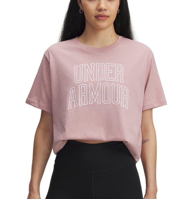 Уголемена тениска с лого Rival OS Campus Under Armour