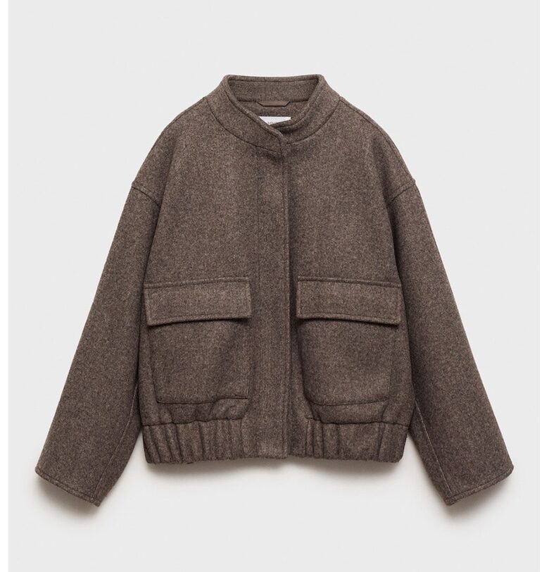 Уголемено яке бомбър Mango