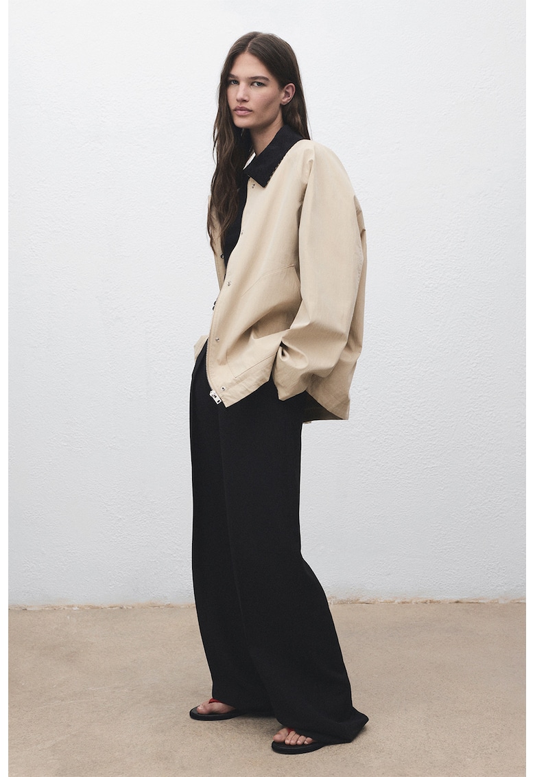 Уголемено яке с памук Mango