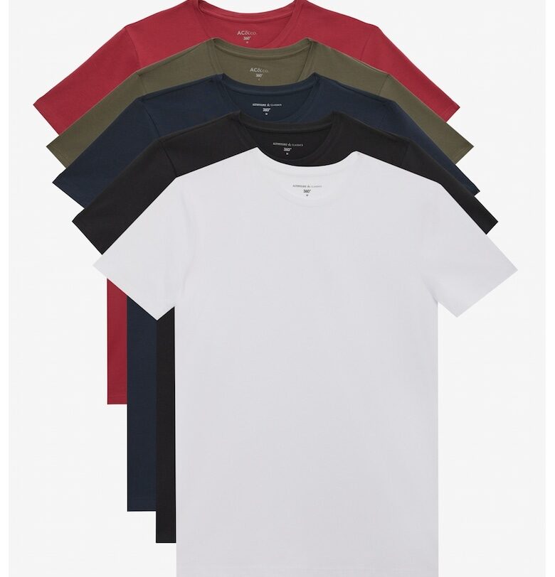 Унисекс памучна тениска - 5 броя ACCo