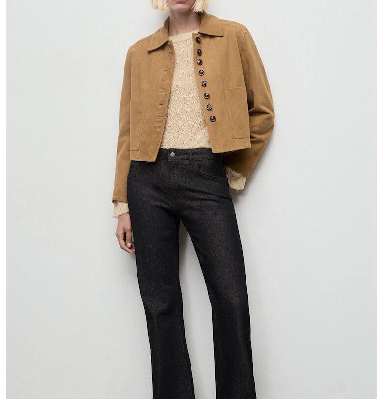 Фино плетен свободен пуловер Mango