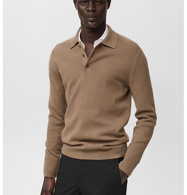 Фино плетено поло Mango