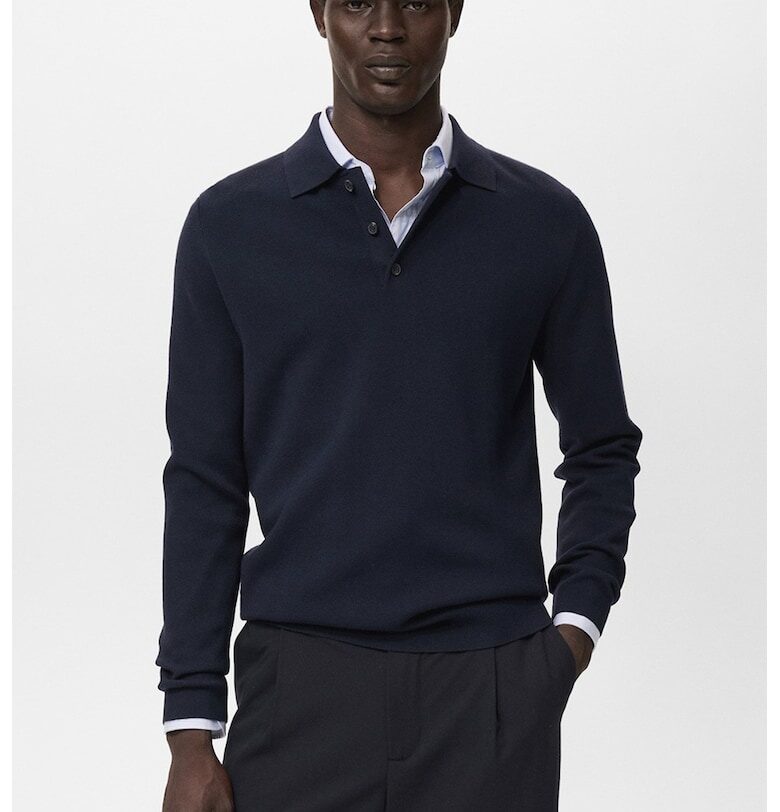 Фино плетено поло Mango